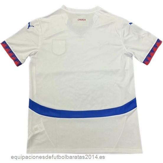 Nuevo Tailandia 2ª Camiseta Serbia 2024 Blanco Baratas